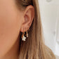 Mint Star Earrings