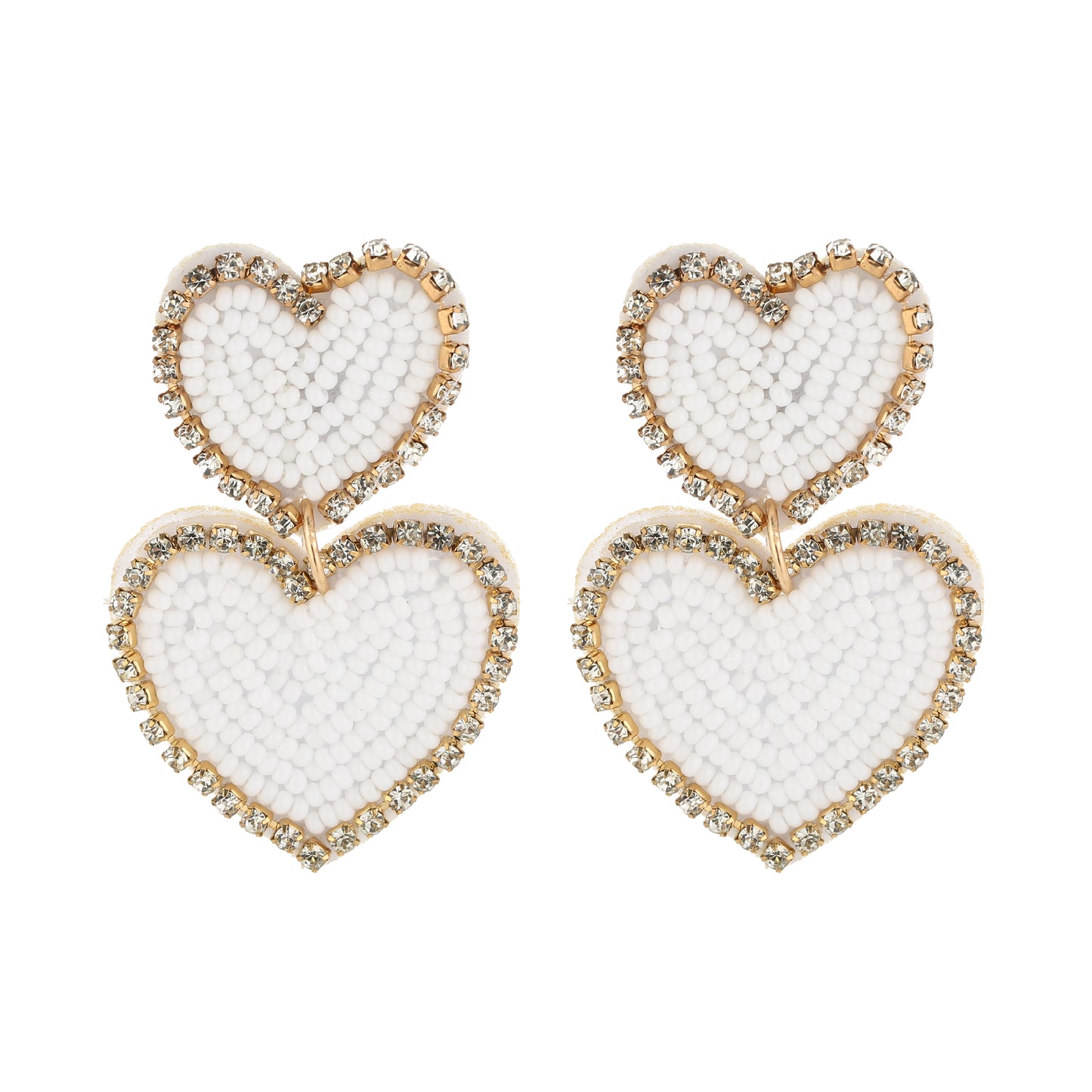 LOVE Beads Earrings - Wit